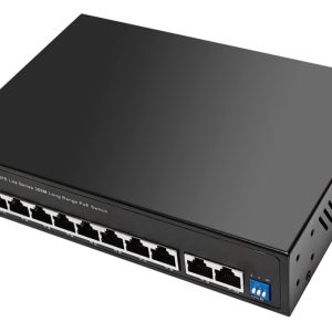 HIMAX PoE switch PS1802E-L, 8x Ethernet PoE & 2x Ethernet θύρες, έως 100Mbps 4 PS1802E L 3