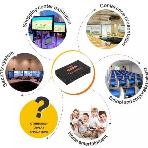 POWERTECH HDMI splitter PTH-048, 4 σε 1, 4K/60Hz, μαύρο 3 4K/60Hz