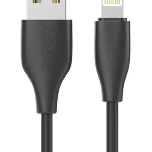 CELEBRAT καλώδιο Lightning σε USB CB-31, 15W, 480Mbps, 1m, μαύρο 3 480Mbps