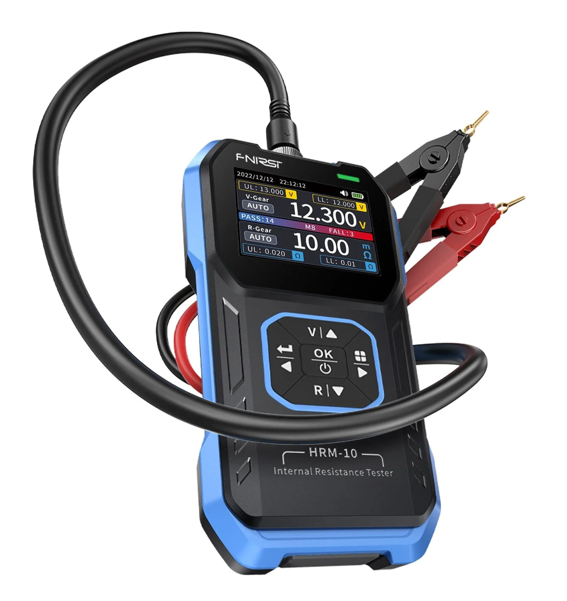 FNIRSI tester μπαταριών HRM-10 FNIRSI tester μπαταριών HRM-10