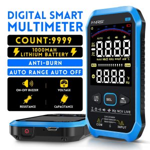FNIRSI ψηφιακό πολύμετρο S1, 1000V AC/DC, NCV, RMS, επαναφορτιζόμενο 2 1000V AC/DC