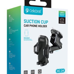 CELEBRAT βάση smartphone αυτοκινήτου HC-24 για ταμπλό, μαύρη 3 HC 24 2