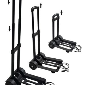 HOME USE καρότσι μεταφοράς φορτίων HUH-0244, πτυσσόμενο, έως 50kg, μαύρο 4 μαύρο