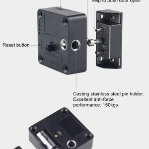 KERONG ηλεκτροπύρος KR-S61F, με RFID reader, μαύρος 3 μαύρος