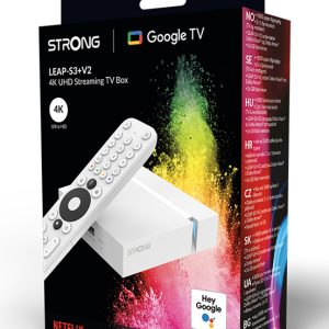 STRONG TV Box LEAP-S3+ V2, Google/Netflix πιστοποίηση, 4K, WiFi, Android 11 3 4K
