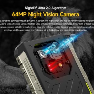 ULEFONE smartphone Armor 22, 6.58", 8/256GB, 6600mAh, IP68/IP69K, μαύρο 3 8/256GB