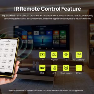 ULEFONE smartphone Armor X31 Pro, 6.56", 8/256GB, 5G, 6050mAh, IP68/IP69K, μαύρο 4 5G