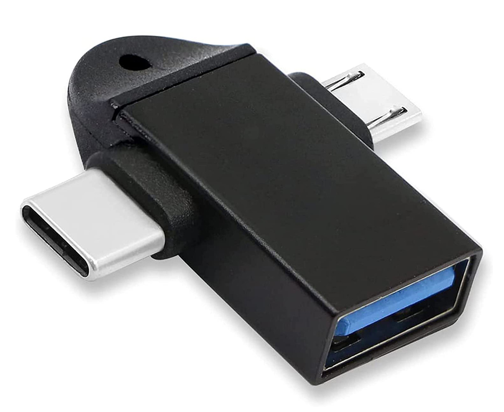 POWERTECH αντάπτορας USB σε USB-C & micro USB CAB-UC090 POWERTECH αντάπτορας USB σε USB-C & micro USB CAB-UC090