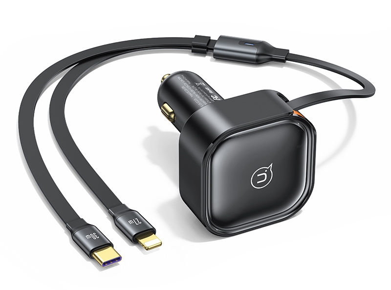 USAMS φορτιστής αυτοκινήτου US-CC219 καλώδιο USB-C/Lightning 30W USAMS φορτιστής αυτοκινήτου US-CC219 καλώδιο USB-C/Lightning 30W