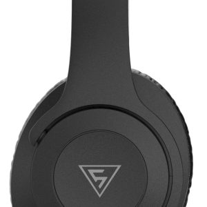 DOQAUS headphones DESIGN 2, ασύρματα & ενσύρματα, Φ40mm, 600mAh, μαύρα 3 Φ40mm