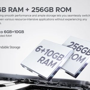 DOOGEE smartphone Fire 6, 6.56", 6/256GB, 10400mAh, IP68/IP69K, μαύρο 4 10400mAh