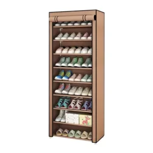 HOME USE υφασμάτινη παπουτσοθήκη HUH-0221 με 9 ράφια