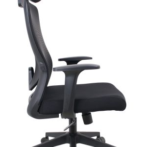 POWERTECH καρέκλα γραφείου PT-1390 με μπράτσα και ανάκλιση, ρυθμιζόμενο ύψος, μαύρη 4 PT 1390 2