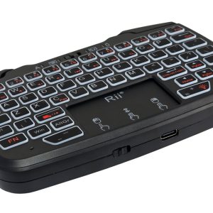 RIITEK ασύρματο gamepad & πληκτρολόγιο RK707, backlit, 2.4GHz, μαύρο 4 μαύρο