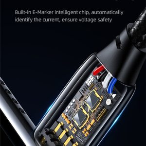 USAMS καλώδιο USB-C σε USB-C US-SJ580, 240W PD 3.1, 480Mbps, 1.2m, μαύρο 3 480Mbps