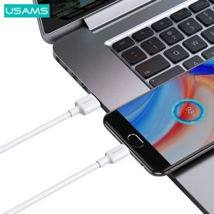 USAMS καλώδιο micro USB σε USB US-SJ607, 10W, 1m, λευκό 2 10W