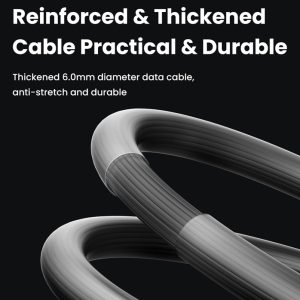 USAMS καλώδιο Lightning σε USB-C US-SJ685, 30W, 480Mbps, 1.2m, μαύρο 4 1.2m