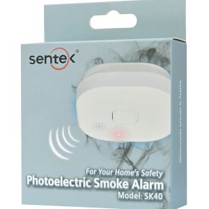 SENTEK ασύρματος ανιχνευτής καπνού SK40 με ηχητικό συναγερμό 3 SK40 2
