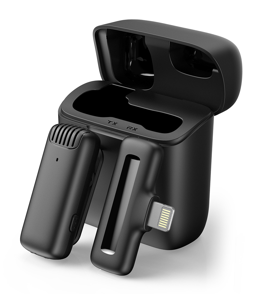 APEXEL ασύρματο μικρόφωνο APL-MIC013 με θήκη φόρτισης APEXEL ασύρματο μικρόφωνο APL-MIC013 με θήκη φόρτισης