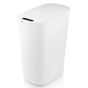 HOME USE κάδος απορριμμάτων HUH-0228, αυτόματο άνοιγμα, 13lt, λευκός