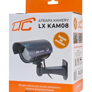 LTC ψεύτικη κάμερα CCTV LXKAM08 με LED, μαύρη 4 LXKAM08 3