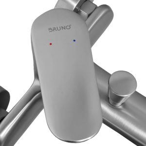 BRUNO μπαταρία τοίχου μπάνιου M31570-235C, αναμεικτική, ασημί 4 M31570 235C 2