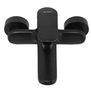 BRUNO μπαταρία τοίχου μπάνιου M31570-235H, αναμεικτική, μαύρη 3 μαύρη