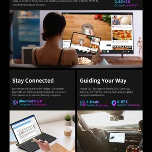 TECLAST tablet T50 Plus, 11", 6/256GB, 4G, Android 15, 8000mAh, γκρι 4 4G