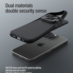 NILLKIN θήκη CamShield Prop για Apple iPhone 16 Pro Max, μαύρη 3 6902048282131 2