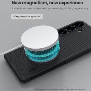 NILLKIN θήκη Super Frosted Shield Pro Magnetic για Samsung Galaxy S25 Plus, μαύρη 2 μαύρη