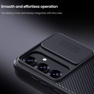 NILLKIN θήκη CamShield Pro για Samsung Galaxy S25, μαύρη 2 μαύρη