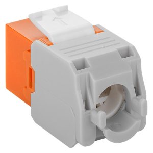 GOOBAY Keystone module RJ45 CAT 6A 90690, UTP, πορτοκαλί 3 πορτοκαλί