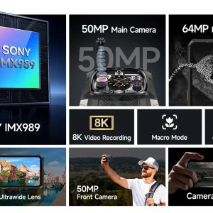 ULEFONE smartphone Armor 28 Ultra Thermal, 6.67" & 1.04, 16/1TB, 5G, 10600mAh, IP68/IP69K, μαύρο 3 16/1TB