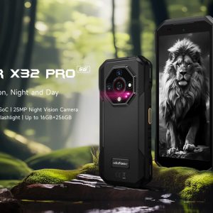 ULEFONE smartphone Armor X32 Pro, 5.65", 8/256GB, 5G, 5500mAh, IP68/IP69K, μαύρο 2 5.65"