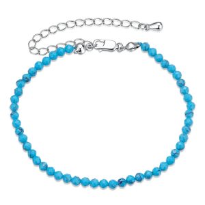 BAMOER βραχιόλι BSB204-BU με συνθετική τουρκουάζ