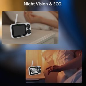 HELLOBABY ενδοεπικοινωνία μωρού HB2033 με κάμερα & οθόνη 3.2", 720p 4 HB2033 3