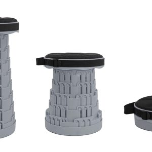 POWERTECH πτυσσόμενο καρεκλάκι HUH-0236 με μαξιλάρι, αντοχή έως 250kg, 25.5x45cm, γκρι 2 αντοχή έως 250kg