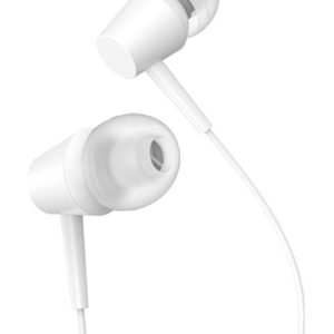 KAKUSIGA earphones με μικρόφωνο KSC-1303, 3.5mm σύνδεση, 10mm, 1.1m, λευκά 3 10mm