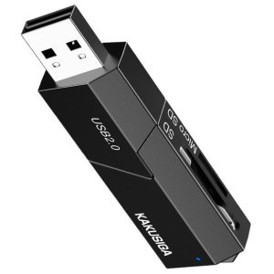 KAKUSIGA card reader KSC-1411 για SD & micro SD, 480Mbps, USB σύνδεση, μαύρο 3 USB σύνδεση
