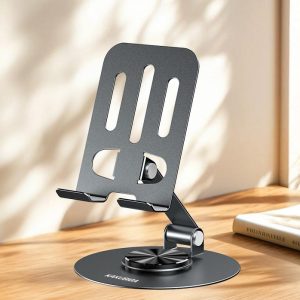 KAKUSIGA επιτραπέζια βάση smartphone KSC-1598, foldable, μαύρη 4 KSC 1598 3