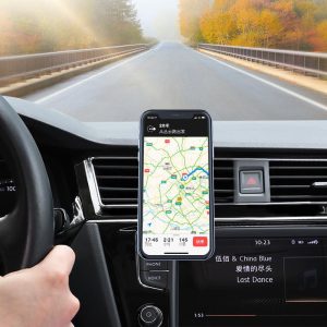 KAKUSIGA βάση smartphone αυτοκινήτου KSC-426A για αεραγωγούς, μαγνητική, μαύρη 2 μαγνητική