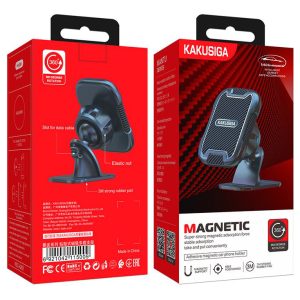 KAKUSIGA βάση smartphone αυτοκινήτου KSC-426B για ταμπλό, μαγνητική, μαύρη 4 KSC 426B 3