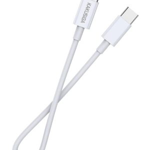 KAKUSIGA καλώδιο USB-C σε USB-C KSC-653, 100W, 480Mbps, 25cm, λευκό 3 480Mbps