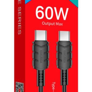 KAKUSIGA καλώδιο USB-C σε USB-C KSC-710, 60W, 480Mbps, 1.2m, μαύρο 3 480Mbps