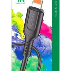 KAKUSIGA καλώδιο Lightning σε USB KSC-805, 2.4A, 480Mbps, 1m, μαύρο 4 1m