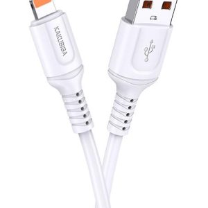 KAKUSIGA καλώδιο Lightning σε USB KSC-805, 2.4A, 480Mbps, 1m, λευκό 3 480Mbps