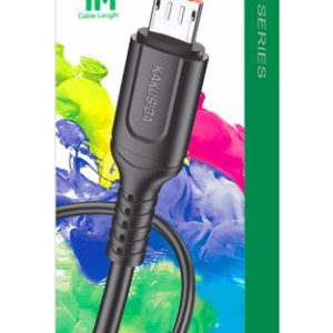 KAKUSIGA καλώδιο micro USB σε USB KSC-805, 2.4A, 480Mbps, 1m, μαύρο 4 1m