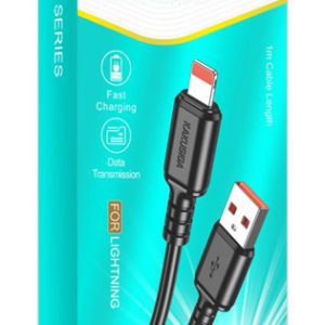 KAKUSIGA καλώδιο Lightning σε USB KSC-982, 3A, 480Mbps, 1m, μαύρο 3 480Mbps