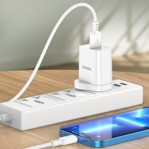 KAKUSIGA καλώδιο Lightning σε USB KSC-982, 3A, 480Mbps, 1m, λευκό 2 3A