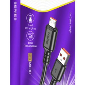 KAKUSIGA καλώδιο micro USB σε USB KSC-982, 3A, 480Mbps, 1m, μαύρο 3 480Mbps